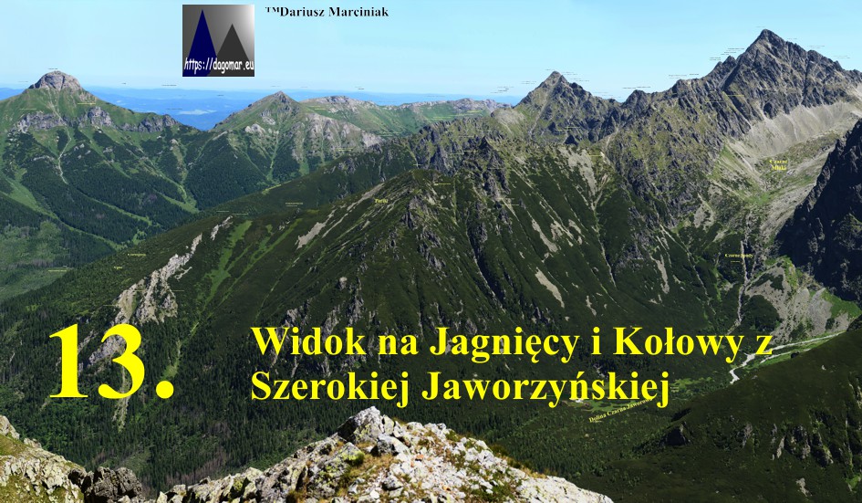 Bździochowa Grań z Szerokiej Jaworzyńskiej